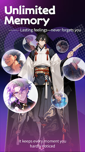 RubiiAI - 海量虚拟角色聊天，自由创作专属伙伴 Hero图